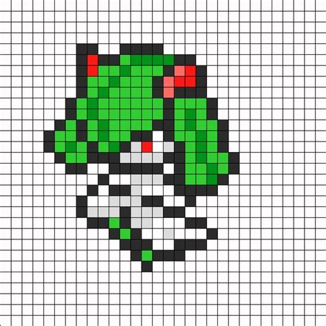 Kirlia Pokemon Sprite Bead Pattern Pixel Projects Pinterest