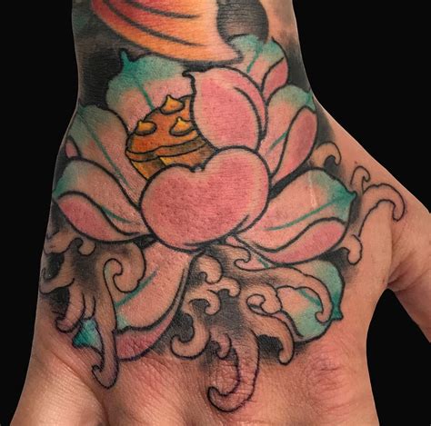 Flowers Hand Japanese Tattoo Slave To The Needle