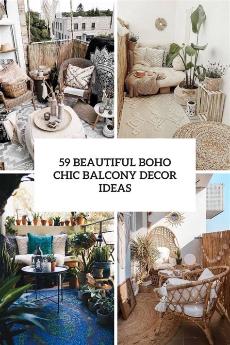 59 Beautiful Boho Chic Balcony Decor Ideas Digsdigs