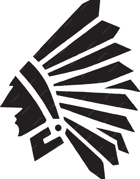 Premium Vector Indian Chief Mascot Logo Vector