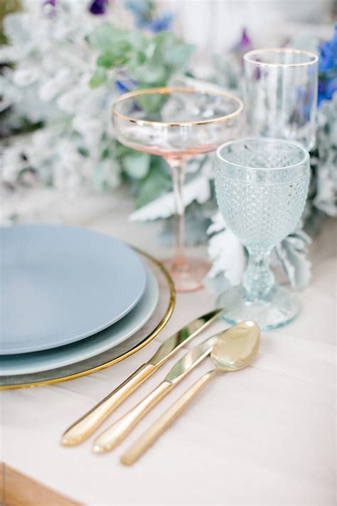 Beautiful Romantic Table Setting By Stocksy Contributor Julia K Stocksy