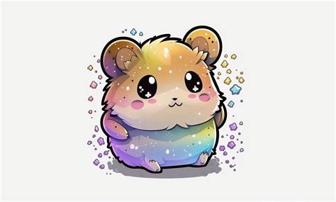 Cute Hamster Kawaii Clipart Graphic By Poster Boutique · Creative Fabrica
