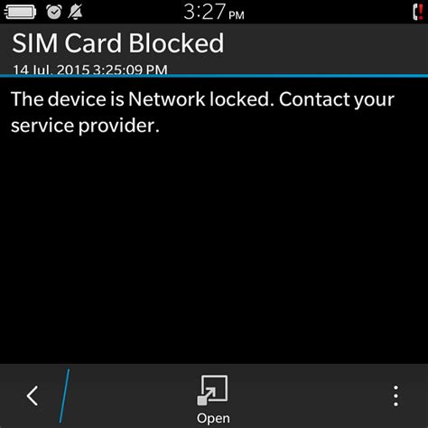 We did not find results for: Sim Card Blocked. The device is network locked. Contact your service provider - BlackBerry ...