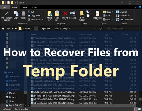 How To Recover Files From Temp Folder 2024