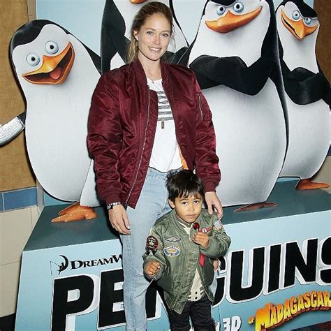 Doutzen Kroes Took Her Son To See Penguins Of Madagascar Molly