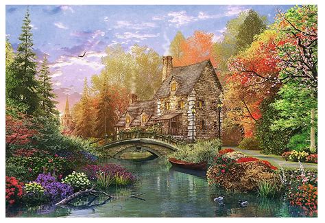 Puzzle Dominic Davison Cottage By The Lake Trefl 26136 1500 Pièces
