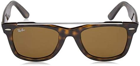 Ray Ban 0rb4540f Square Sunglasses Havana 521 Mm In Brown Lyst