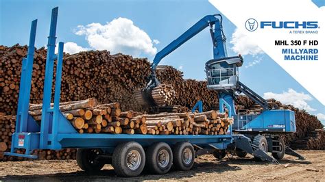Terex Fuchs Mhl350 F Hd Heavy Duty Sawmill Millyard Timber