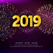 Happy new year 2019 colorful decorative background 271941 Vector Art at ...