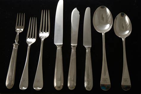 Silver Plated Silverware 65 Piece Silverware Set With Serving Pieces