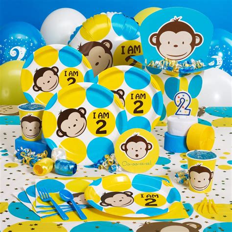Liams Second Birthday Mod Monkey From Birthday Express 2nd Birthday