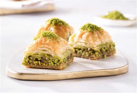 Square Pistachio Baklawa The Baklawa Factory