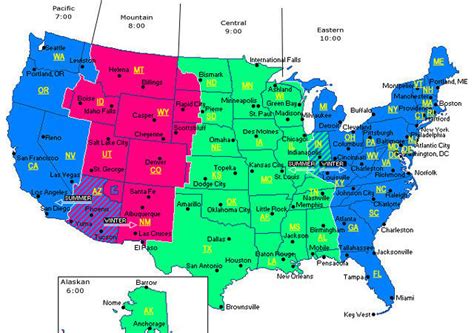 Time Zones In Tennessee Map Map