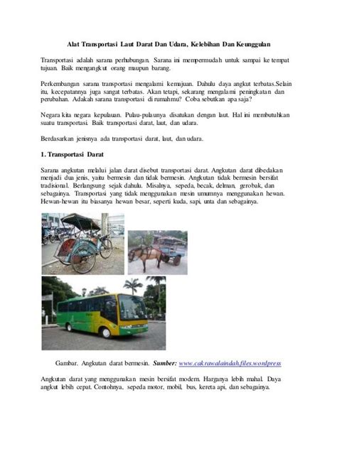 Download Alat Transportasi Laut Darat Dan Udara 903x638 ️