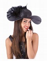 Cappello elegante nero per donna: Cappelli,e vestiti di carnevale ...