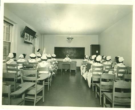 Vassar Brothers Hospitals School Of Nursing Classroom 1938 Vintage