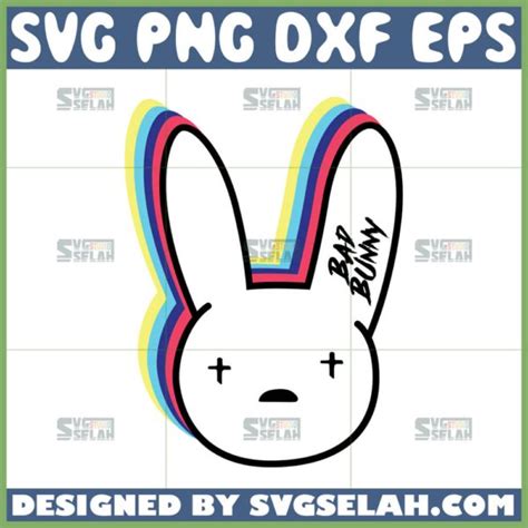 Bad Bunny Logo SVG SVG Selah