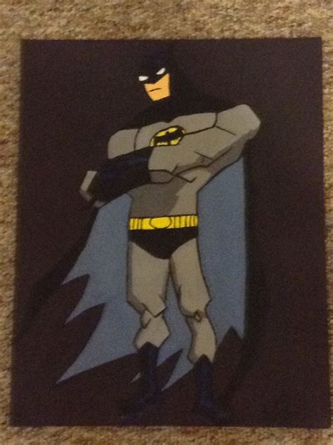 Batman Acrylic Painting Brandyspielman
