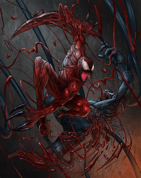 It features the first appearance of the toxin symbiote. Pol Lerigoleur - Venom Vs Carnage Concept