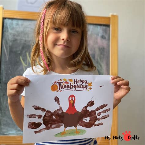 Thanksgiving Handprint Art Craft Activities For Kids Turkey Etsy