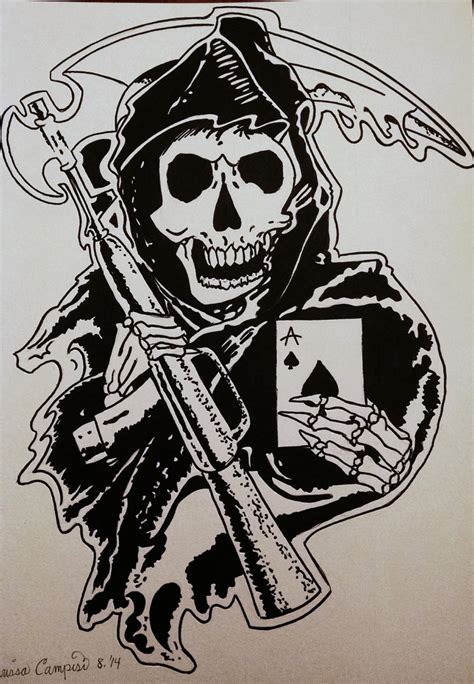 Sons Of Anarchy Tattoo Design By Mac92795 On Deviantart