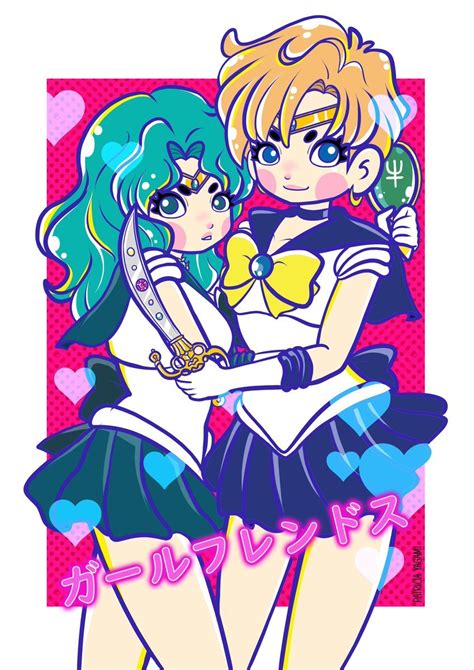 Misshotaru♡ Sailor Neptune And Sailor Uranus Sailor Moonartist