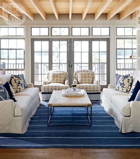 House Tour Neutral Nautical Lake House Style At Home Coastal