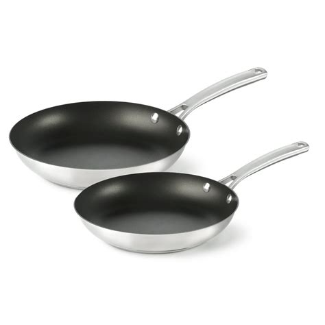 Calphalon Classic 8 Inch And 10 Inch Stainless Steel Nonstick 2 Piece