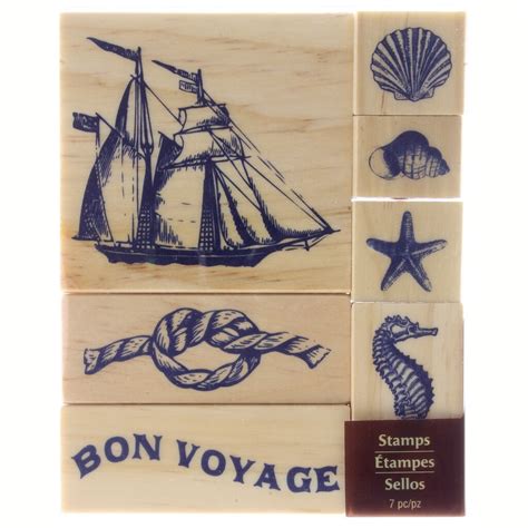 Buy The Nautical Wood Stamp Set By Recollections™ At Michaels