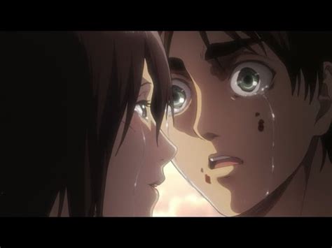 Content from season 3 part 2 and anyway it was a really good episode. EREN AND MIKASA MOMENT, Attack On Titan S2 final episode ...