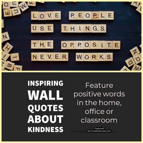 Kindness Wall Quotes For Funkn Manners Positive Messages