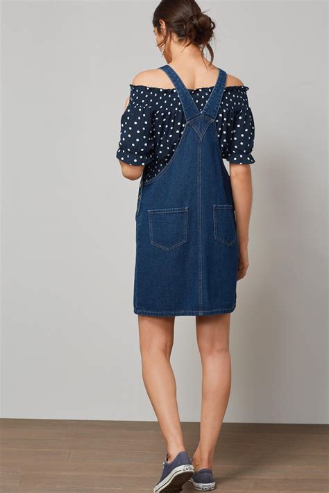 Buy Denim Pinafore Dress From The Next Uk Online Shop