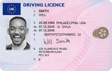 editable fake driving licence template