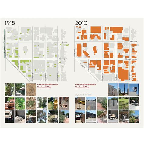 Glendale Centennial Custom Map By Jen Urso Steady Hand Maps