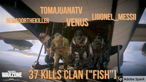 Warzone Win 37 Kills Clan Fish Youtube