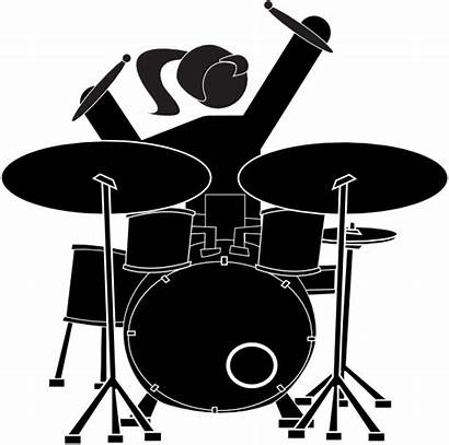 Drummer Drum Clip Drums Clipart Silhouette Drummers