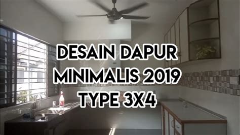 Temukan warna cat dapur di rumah dengan panduan lengkap di bawah ini! New Desain Dapur minimalis 2019 type 3x4 ll minimalist ...