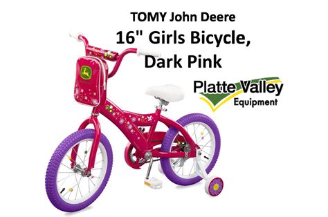 Tomy John Deere 16 Girls Bicycle Dark Pink Online Auction St