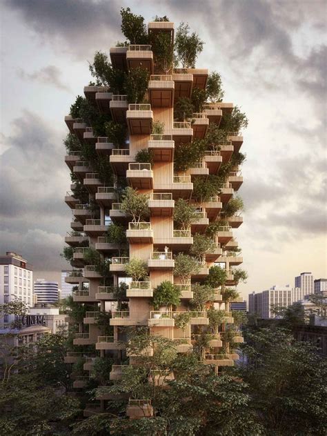 The Toronto Tree Tower By Studio Precht Parametricarchitecture