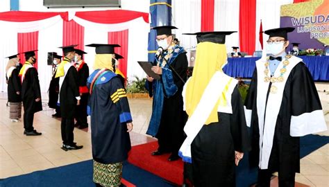 Wisuda Daring Lagi Unib Tambah 1144 Lulusan Universitas Bengkulu