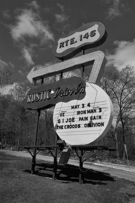 Authentic drive in theater (theatre). Ned Bunnell / Photography: Drive-in Movie Theater