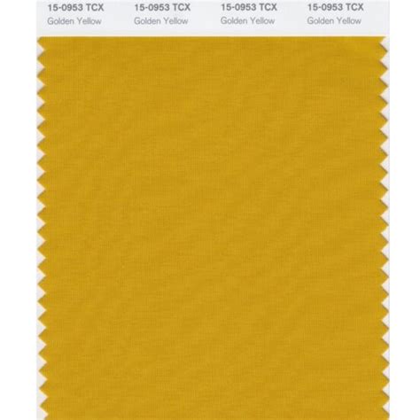 Pantone 12 0633 Tcx Swatch Card Canary Yellow Design Info