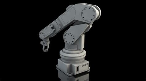 Industrial Robotic Arm Free 3d Model C4d Obj Open3dmodel