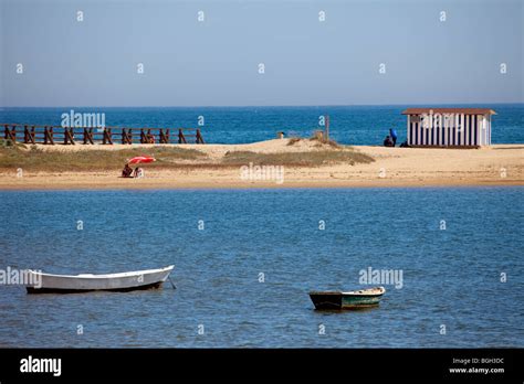 Playas Puente Punta Del Caiman Isla Cristina Huelva Andalucía España