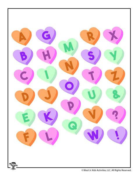 Valentines Day Letters Printable