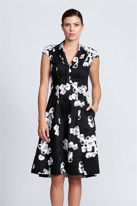 Leina Broughton Orient Dress In Blossom Womens Knee Length Dresses