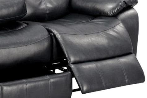 Elegance Gliding Reclining Leather Sofa At Gardner White