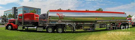 Peterbilt Semi Truck Oil Tanker Photograph By Nick Gray Pixels