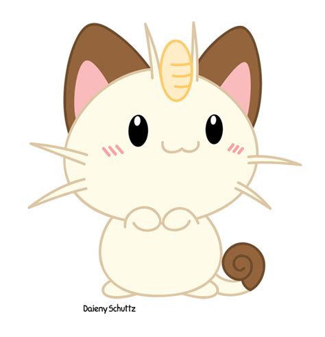 Chibi Meowth By Daieny On Deviantart Pokemon Pins All Pokemon Pokemon