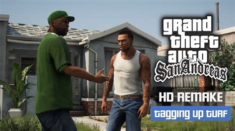 Gta San Andreas Hd Remake Tagging Up Turf Youtube